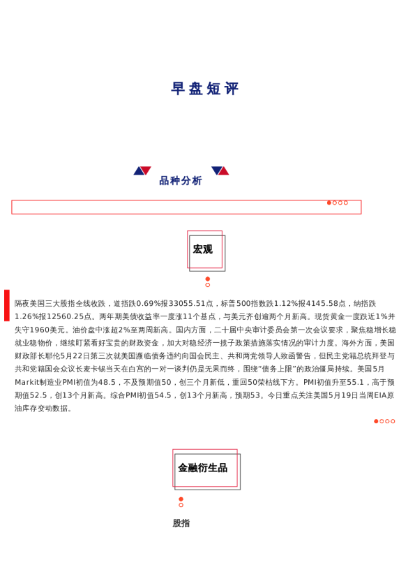 上海中期期货——早盘策略20230524