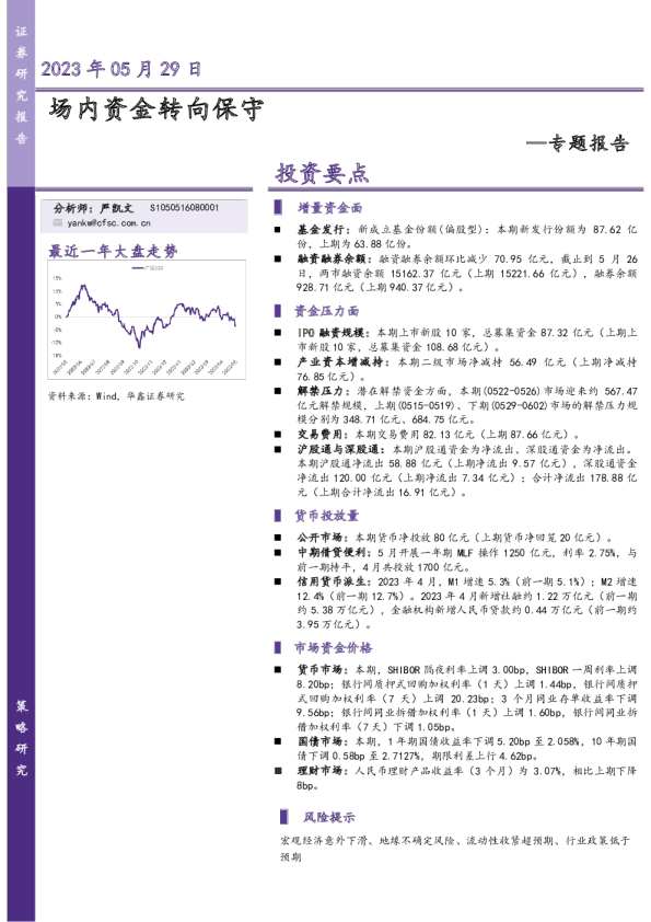 专题报告：场内资金转向保守