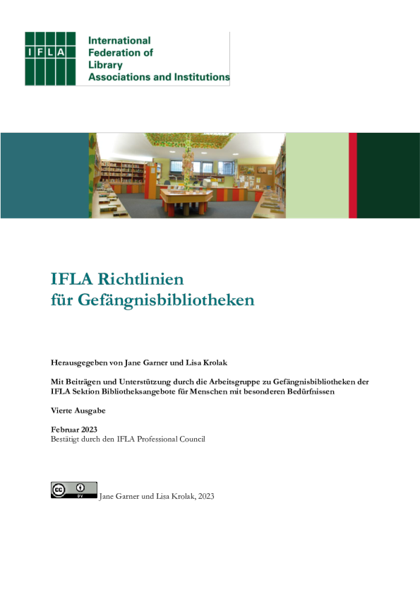 IFLA监狱图书馆指南（第四版）