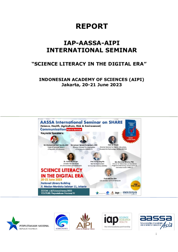 数字时代的科学素养 - 最终报告