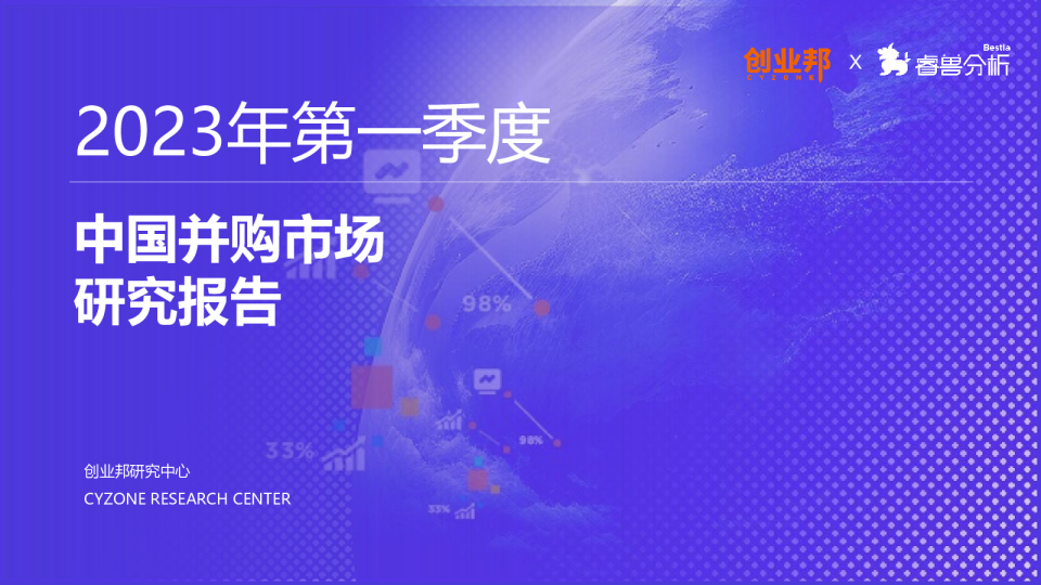 2023 Q1中国企业并购研究报告