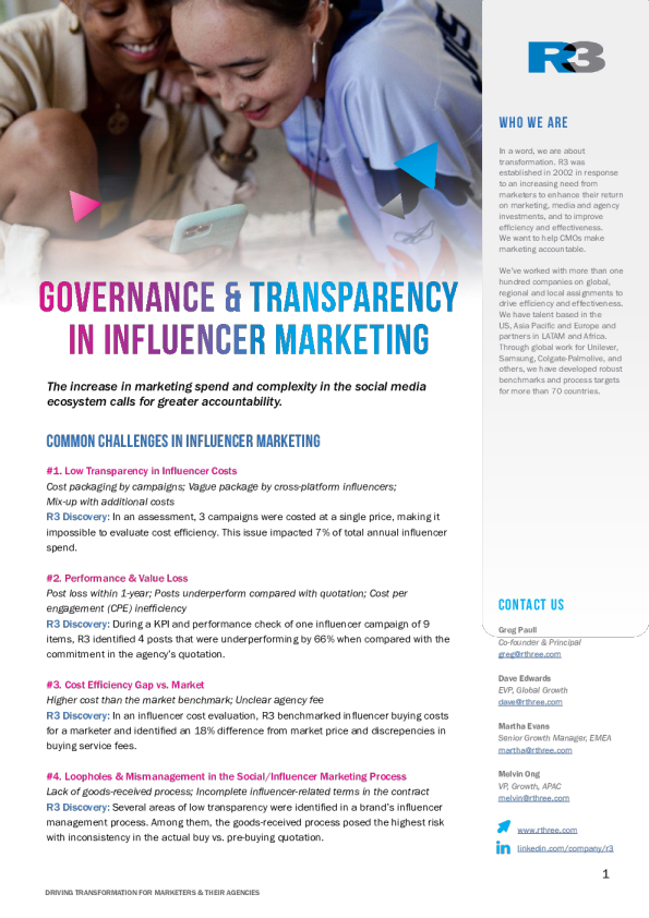 网红营销的透明度及其管理方法