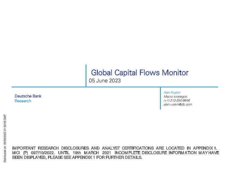 全球资本流动监测