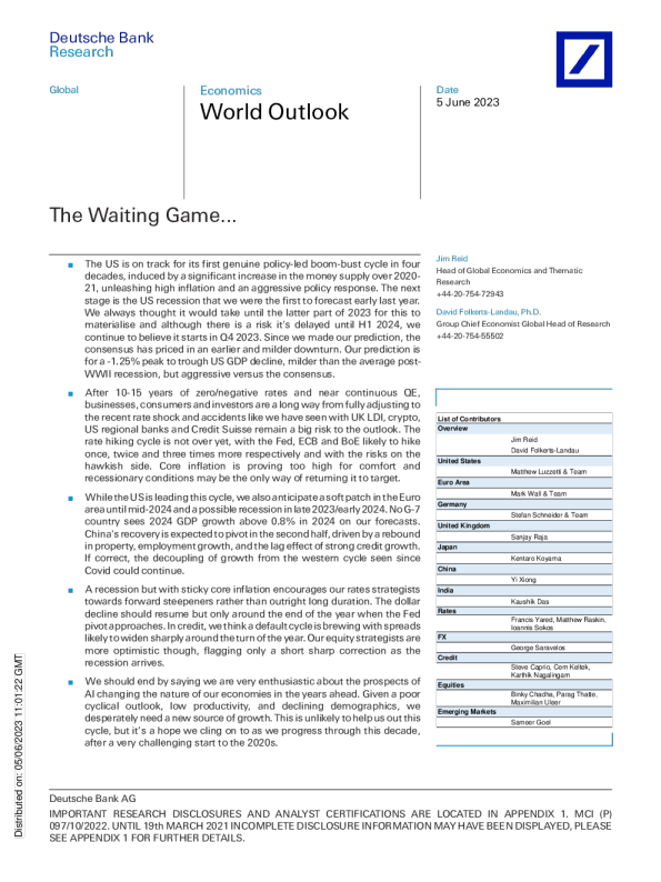 世界展望 ： 等待游戏