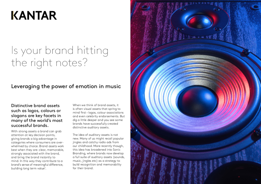 您的品牌是否达到了正确的音符？