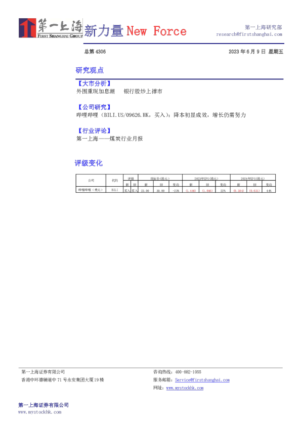 新力量New Force总第4306期