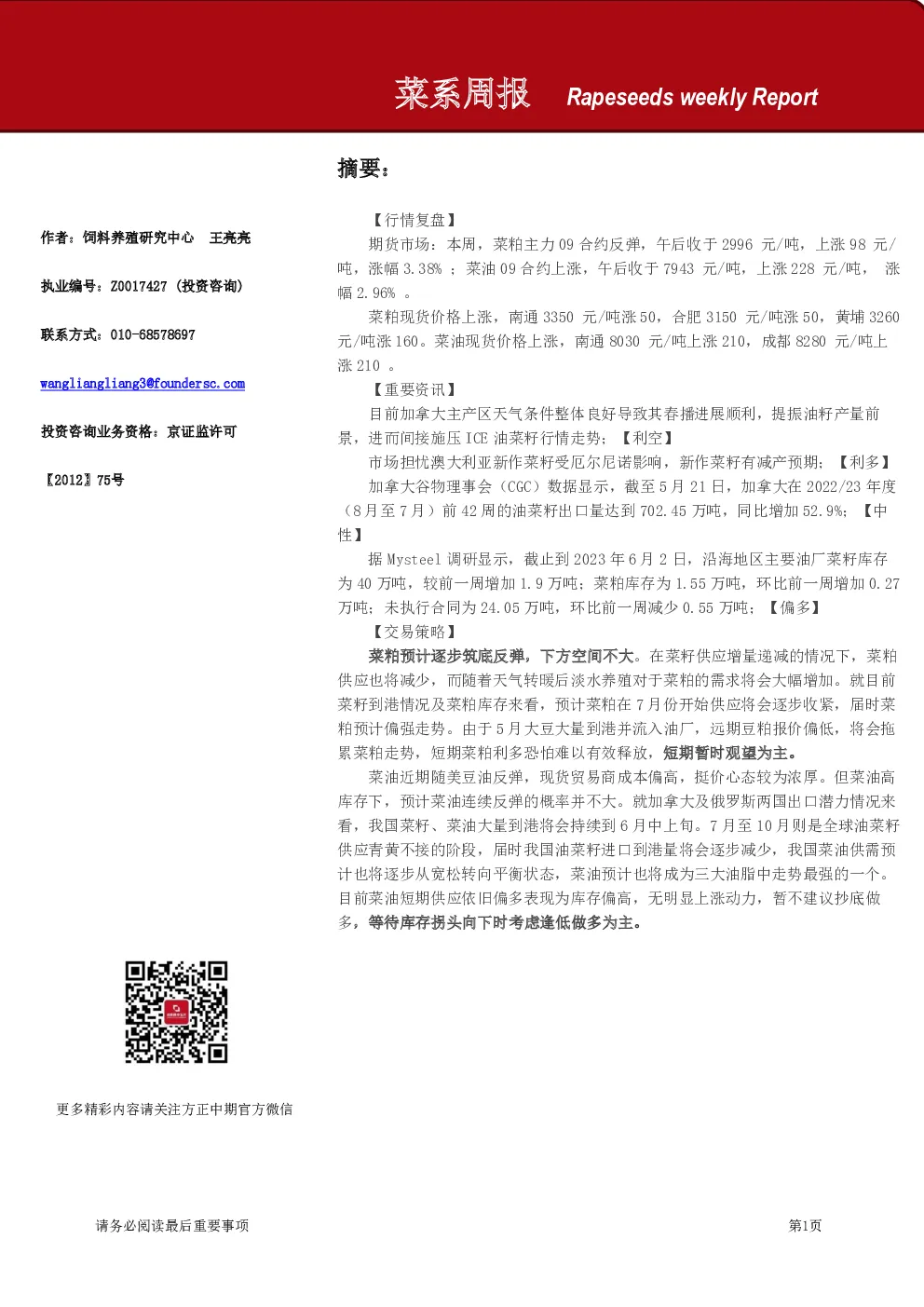 菜系周报