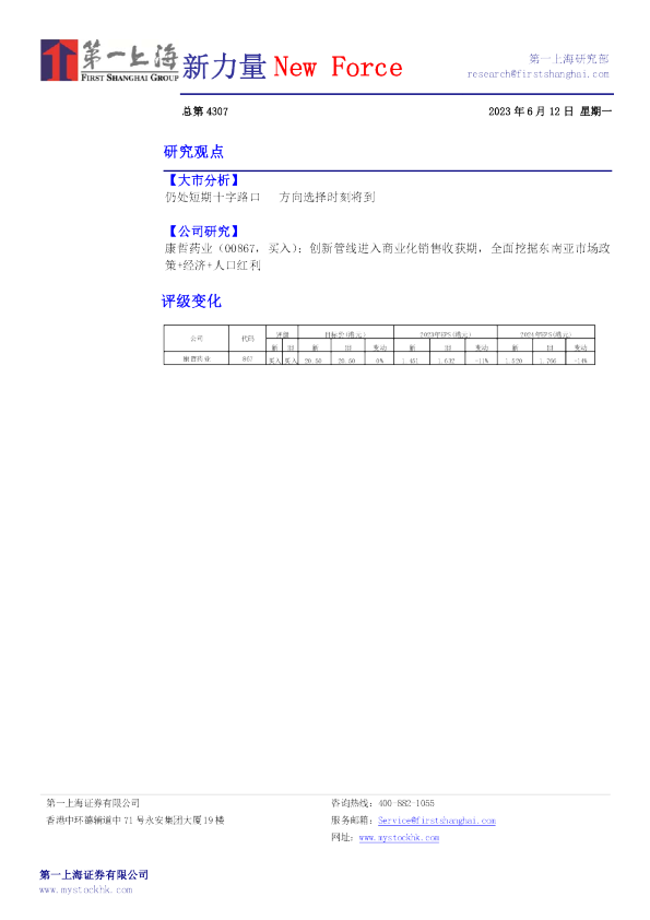 新力量New Force总第4307
