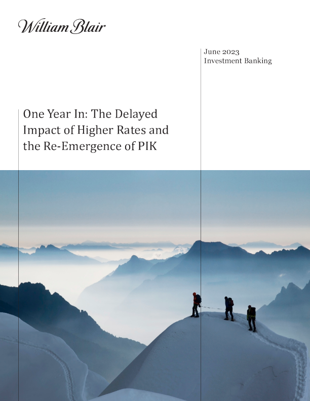更高利率的滞后影响和PIK的重新出现