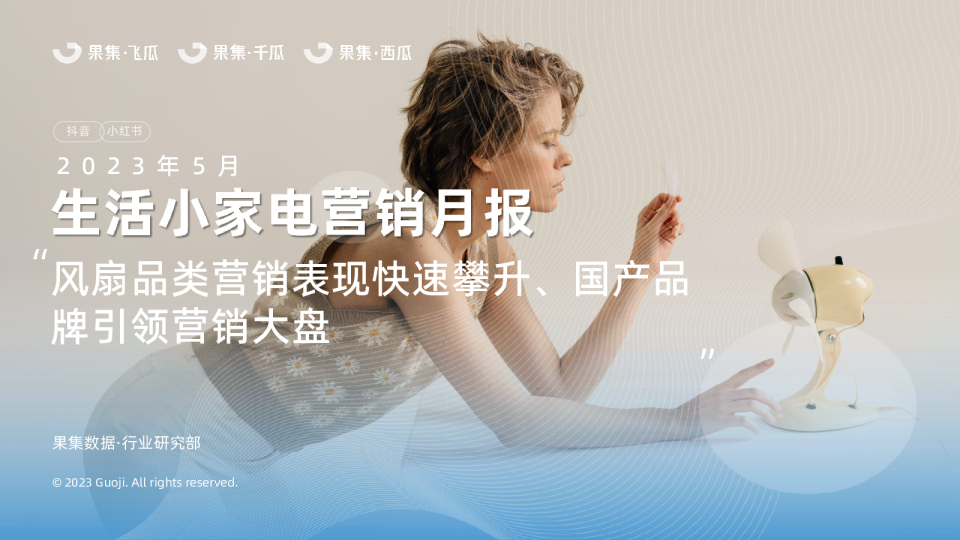2023年5月生活小家电行业营销月报：风扇品类营销表现快速攀升、国产品牌引领营销大盘