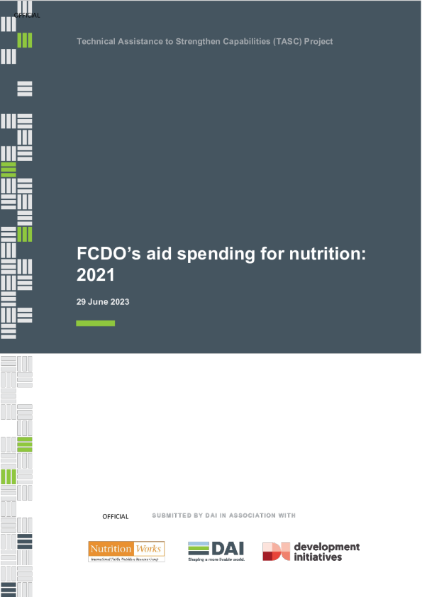 FCDO 的野营支援开支 ： 2021 年 （ 英 ）