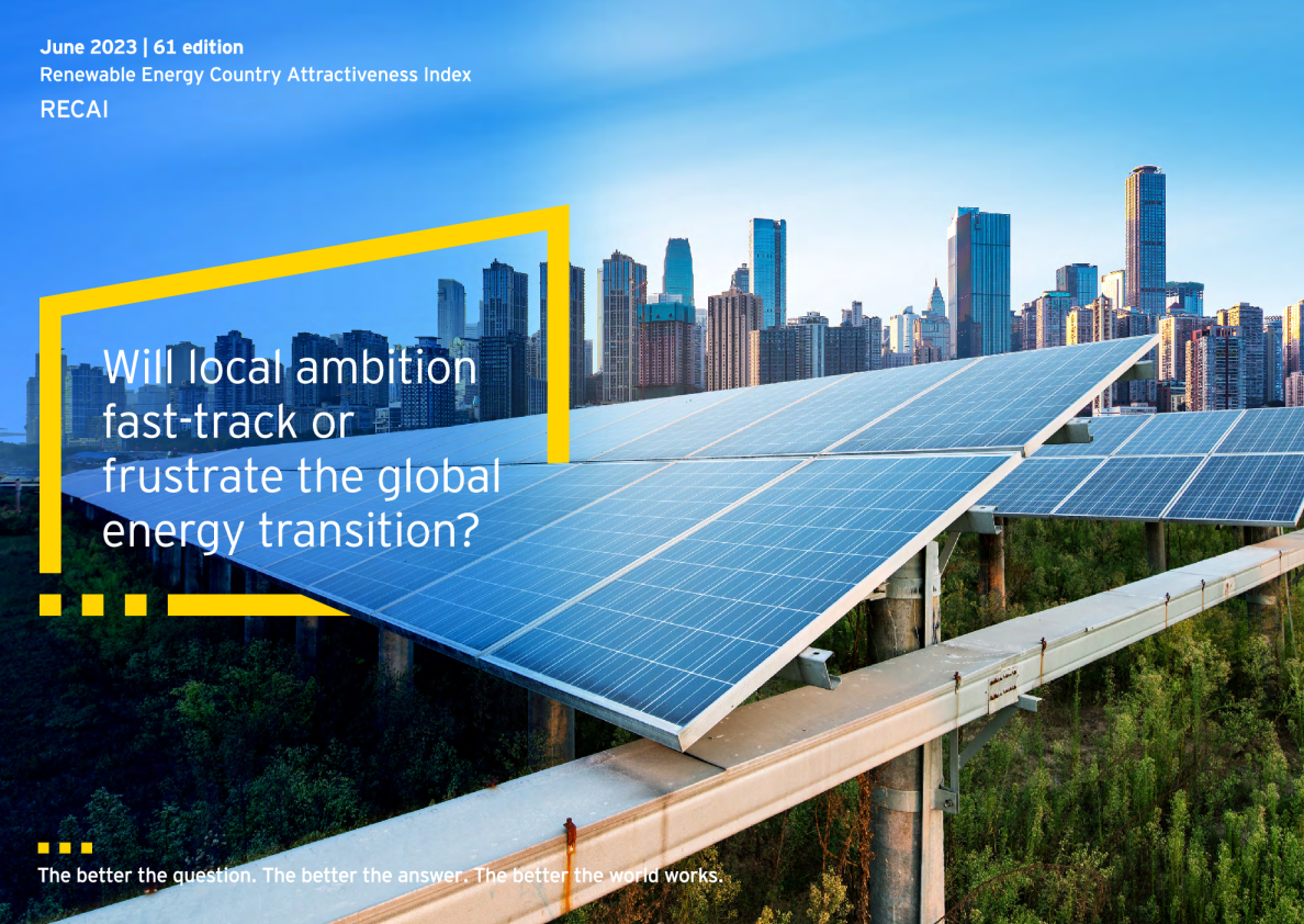 全球可再生能源吸引力指数排行