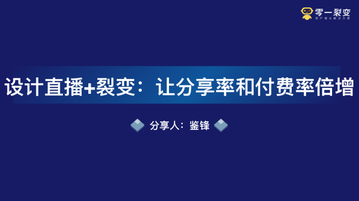 设计直播+裂变：让分享率和付费率倍增