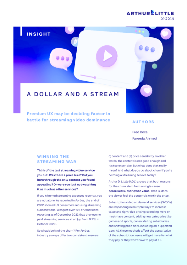 一美元和一条小溪