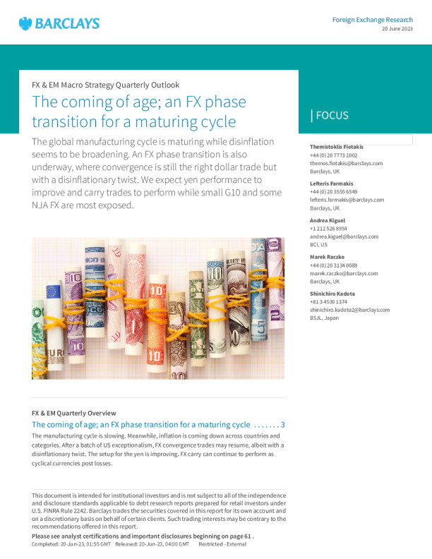 年龄的到来 ； 成熟周期的外汇相变