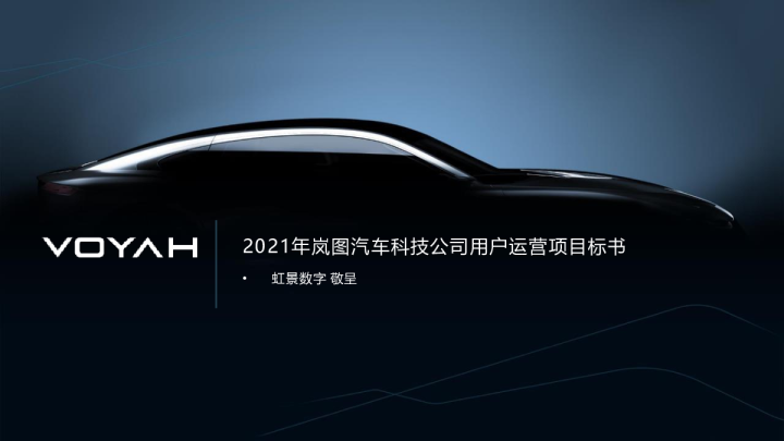 岚图汽车科技公司用户运营项目标书