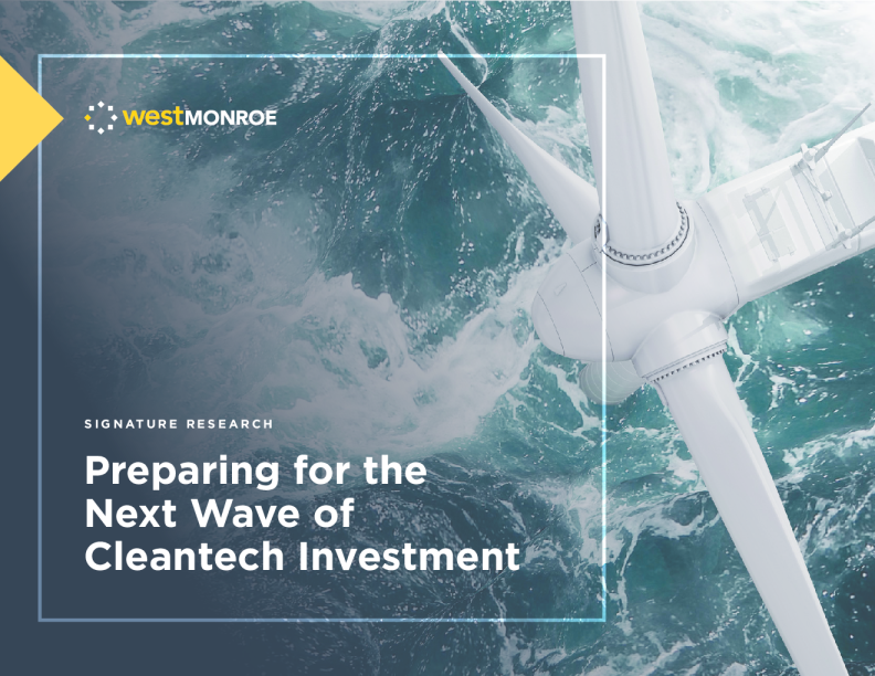 为下一波清洁技术投资做准备