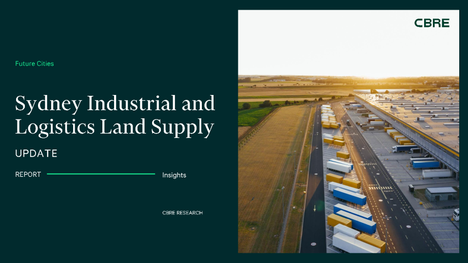 2023悉尼工业和物流土地供应