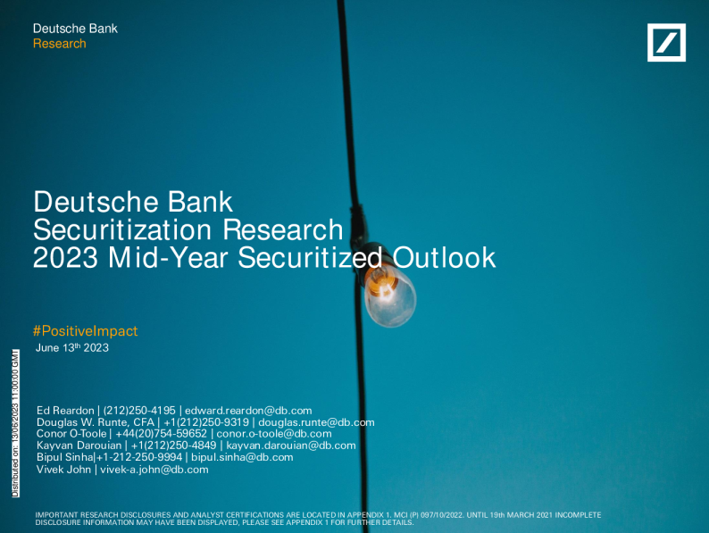 证券化研究-2023 年中证券化展望