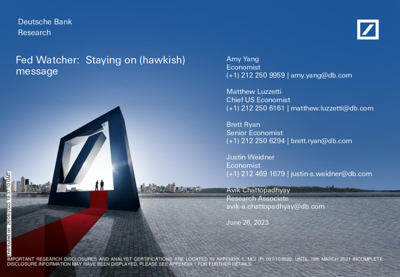 美联储观察员 ： 保持 （ 鹰派 ） 信息