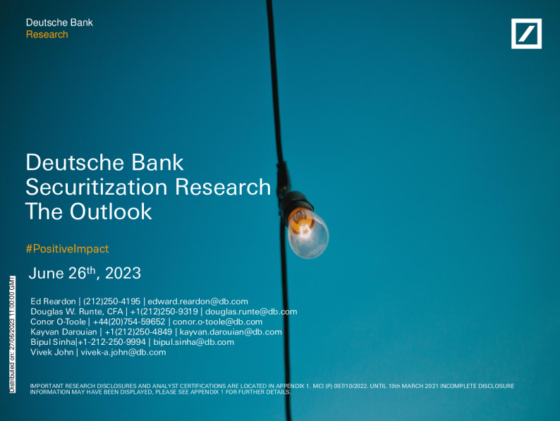 展望 MBS 和证券化产品