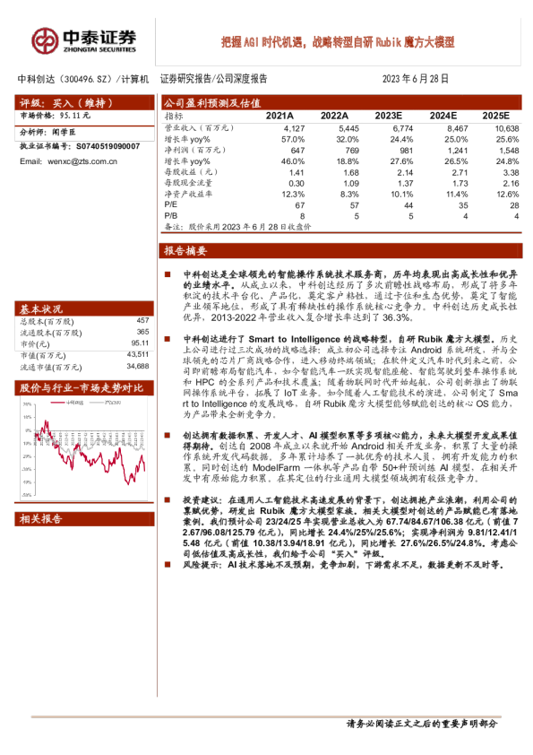 把握AGI时代机遇，战略转型自研Rubik魔方大模型