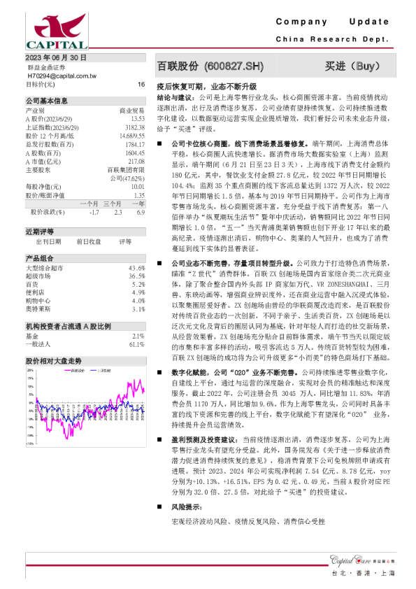 疫后恢复可期，业态不断升级