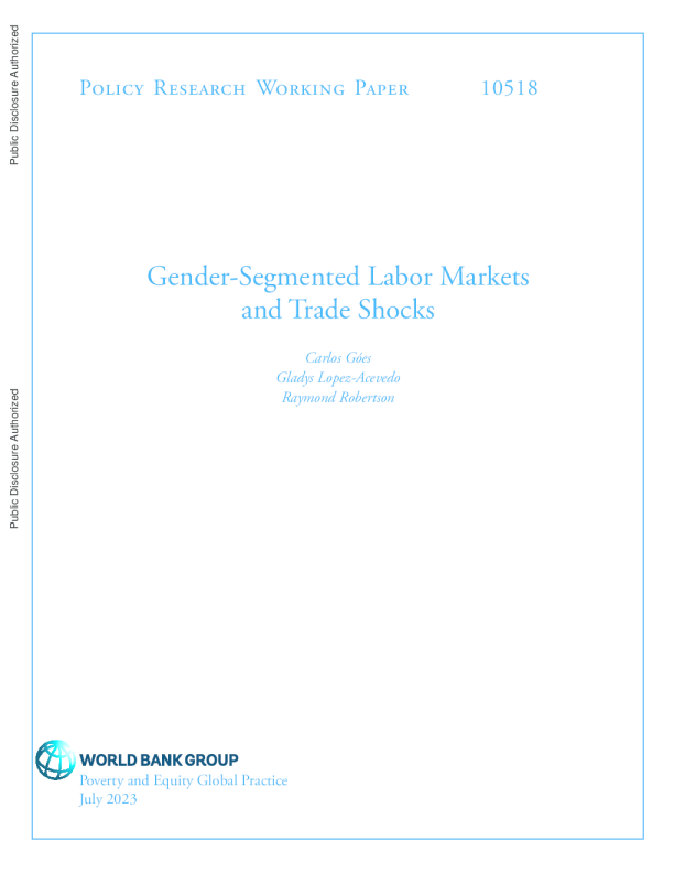 按性别划分的劳动力市场与贸易冲击