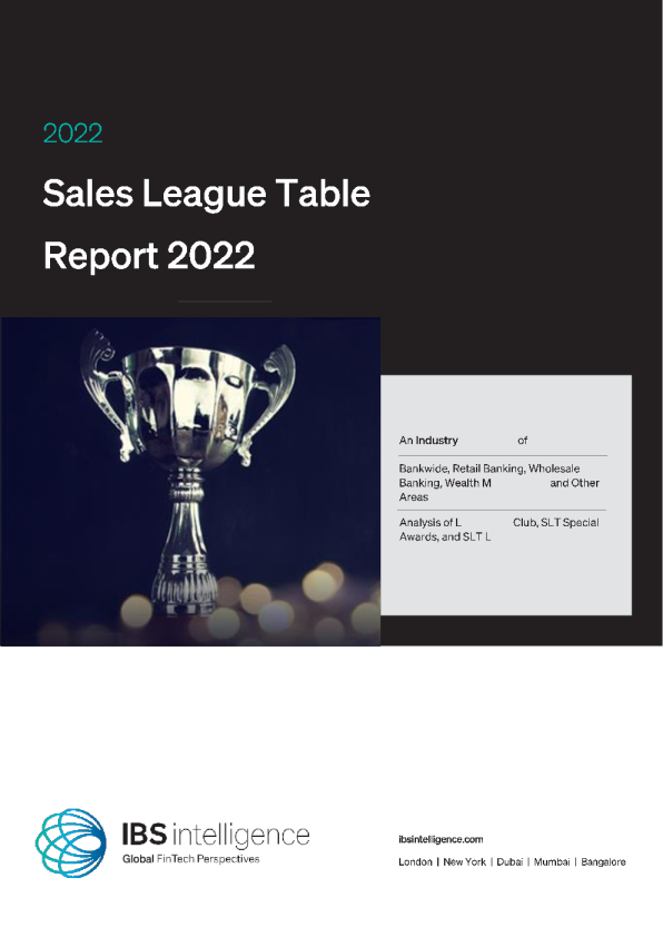 IBS Intelligence 认可 Temenos 在 2022 年 IBS 销售排行榜中的六个 ＃ 1 职位的全球领导地位