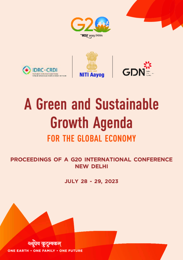 绿色和可持续增长议程-全球经济