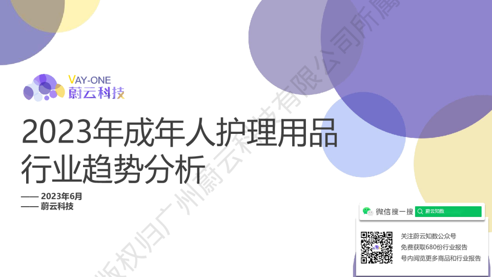 天猫淘宝成年人护理用品行业简报—202306