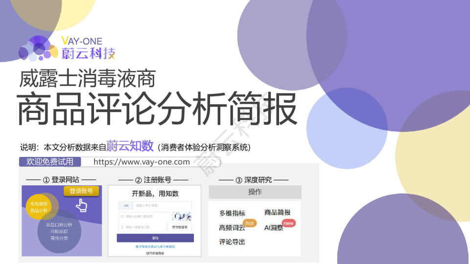 威露士消毒液商品评论分析简报