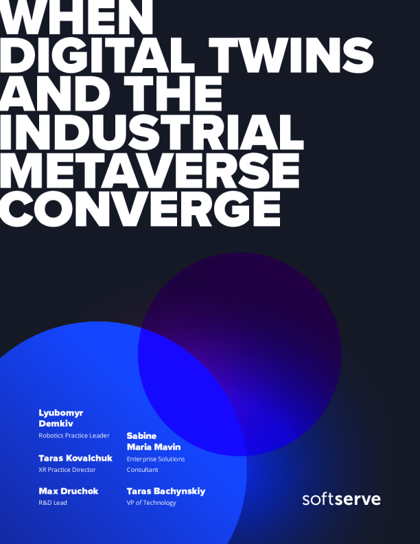 当数字孪生和工业元宇宙融合时