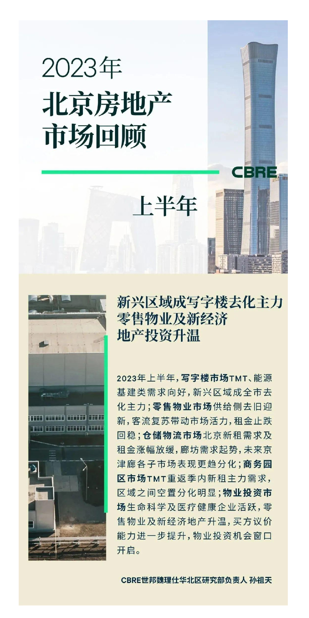 2023年上半年北京房地产市场回顾