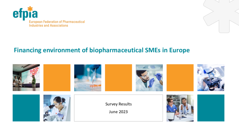 调查结果 ： 欧洲生物制药中小企业融资环境