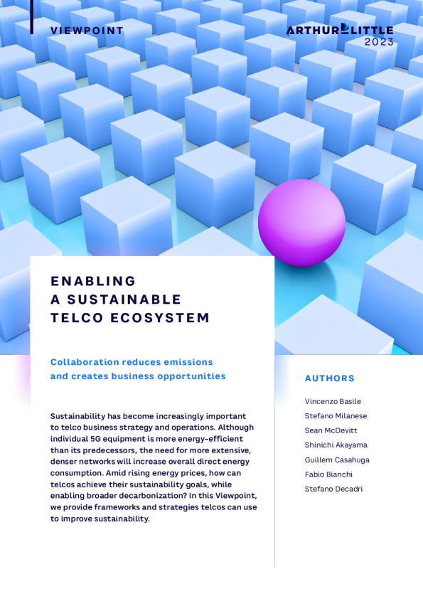 实现可持续的电信生态系统