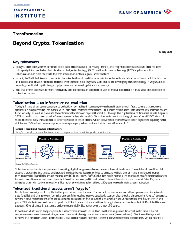 超越加密 ： 令牌化