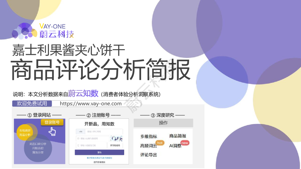 嘉士利果酱夹心饼干商品评论分析简报