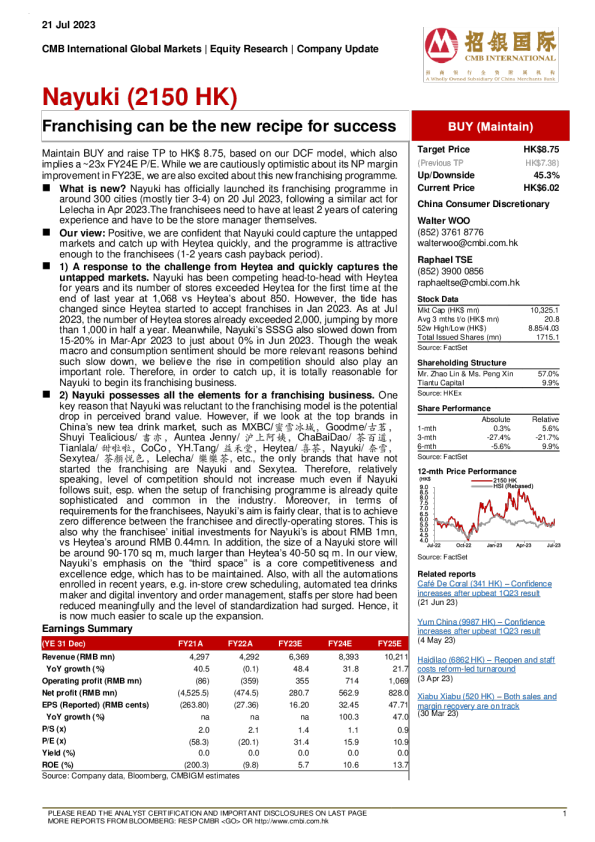- 特许经营可以成为成功的新秘诀