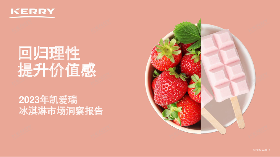 2023年冰淇淋市场洞察报告