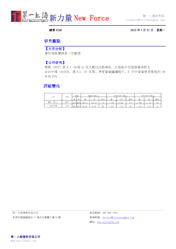 新力量New Force总第4340