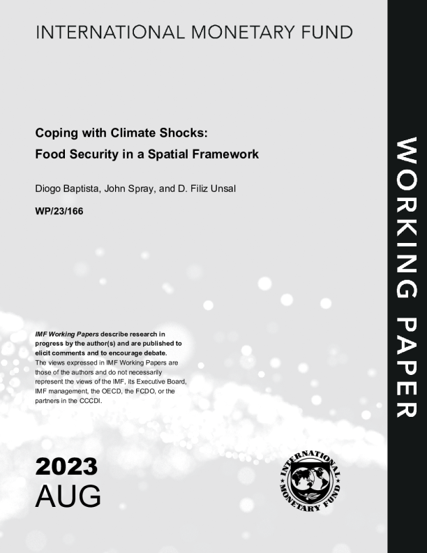 应对气候冲击：空间框架下的粮食安全