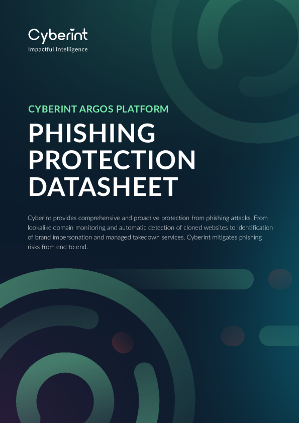 网络钓鱼防护数据表