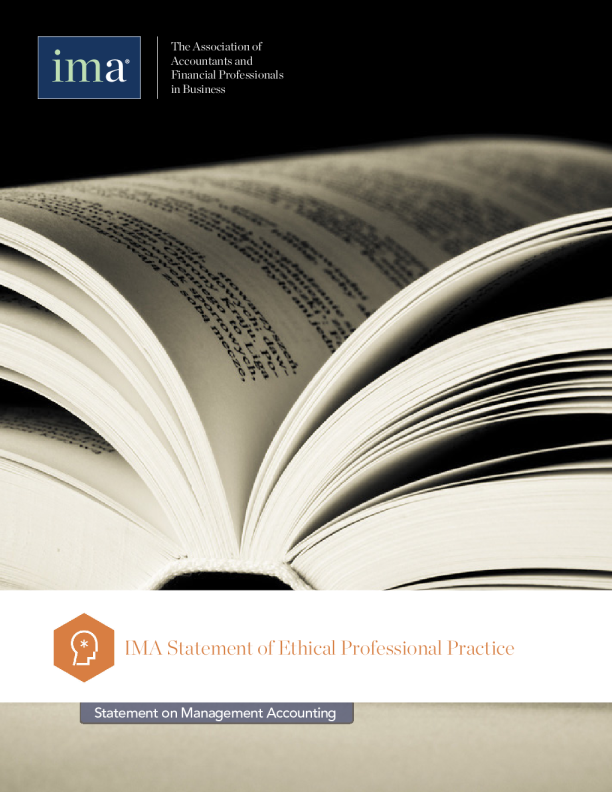 IMA 道德专业实践声明