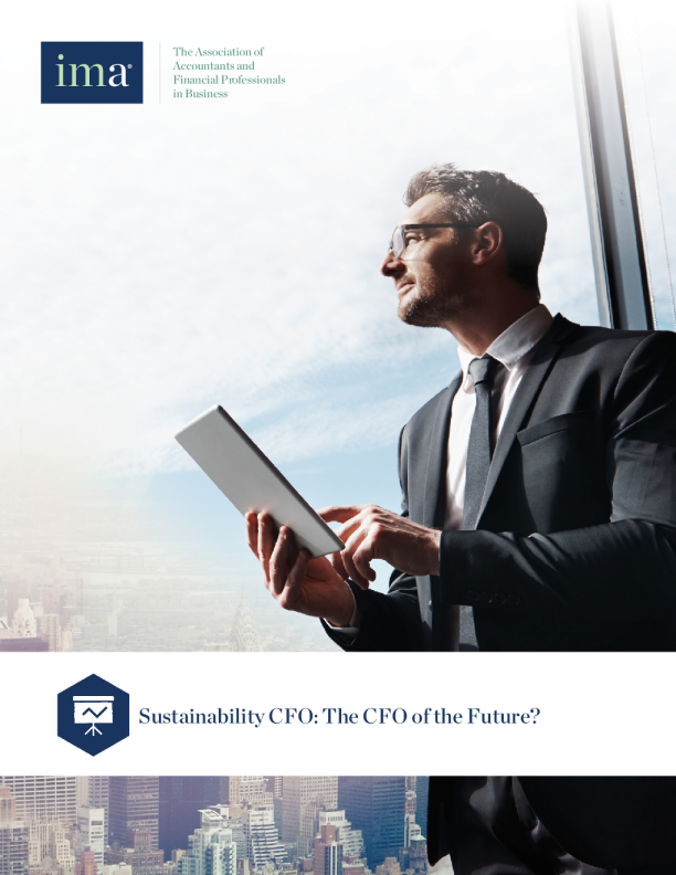 可持续发展 CFO ： 未来的 CFO