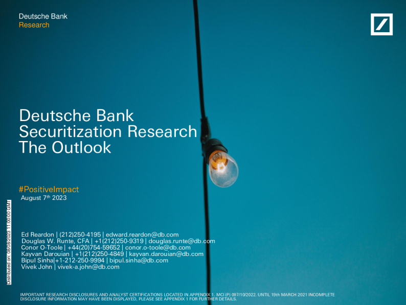 证券化研究展望