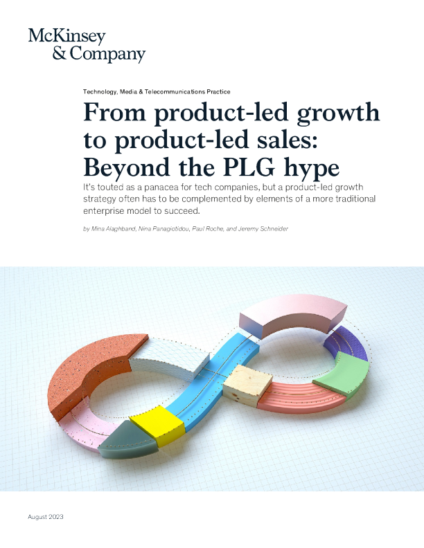 从产品主导的增长到产品主导的销售 ： 超越 PLG 炒作