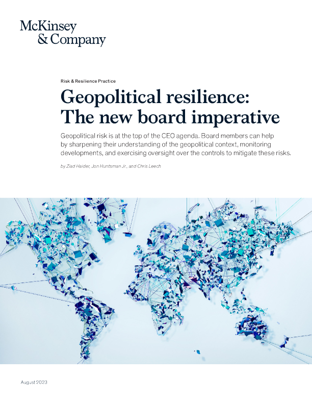 地缘政治弹性 ： 新董事会势在必行