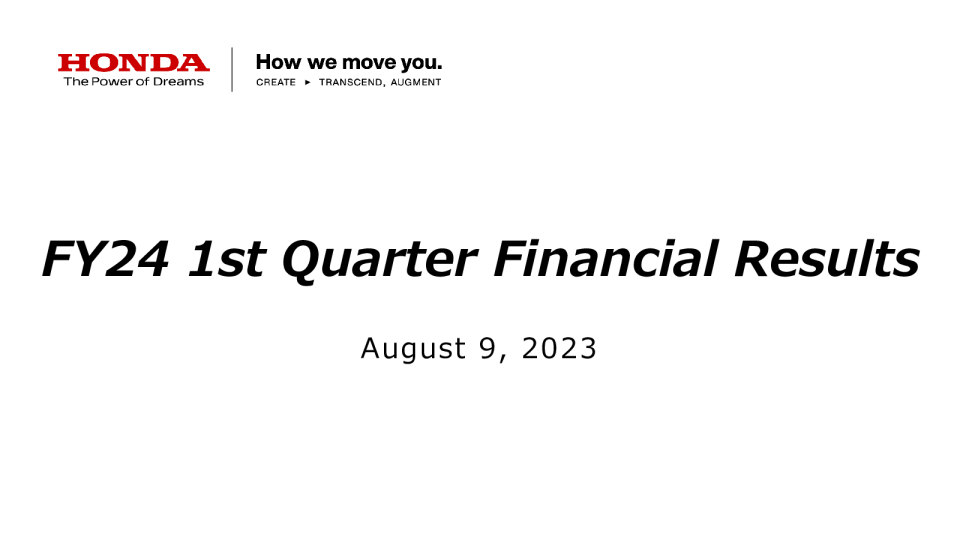 2024财年第1季度业绩演示资料