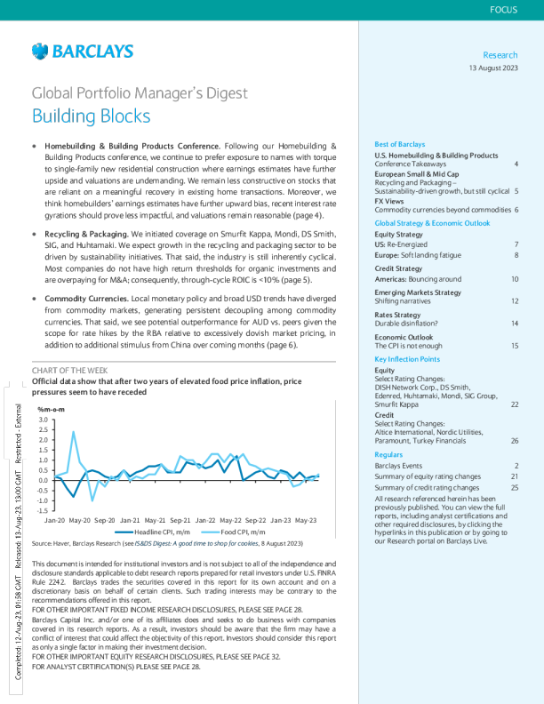 全球投资组合经理文摘 ： 构建区块